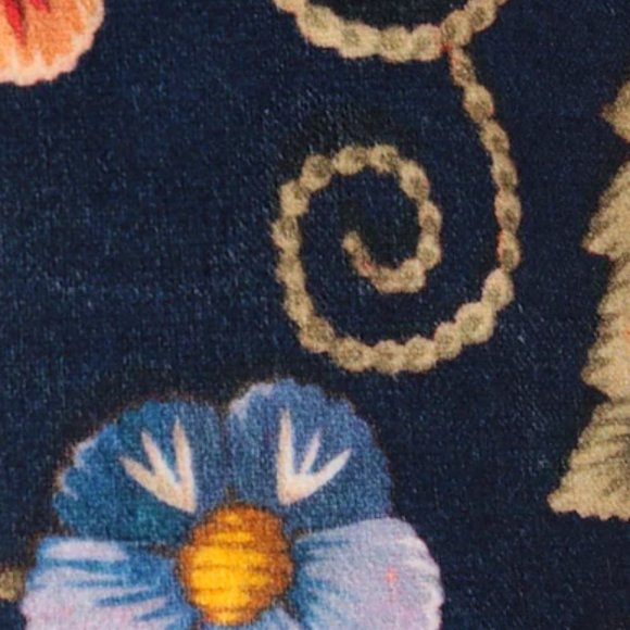 BLUMARINE BLUGIRL FOLIES Pencil  Skirt Dark Blue Floral Size 2 New - Picture 4 of 6